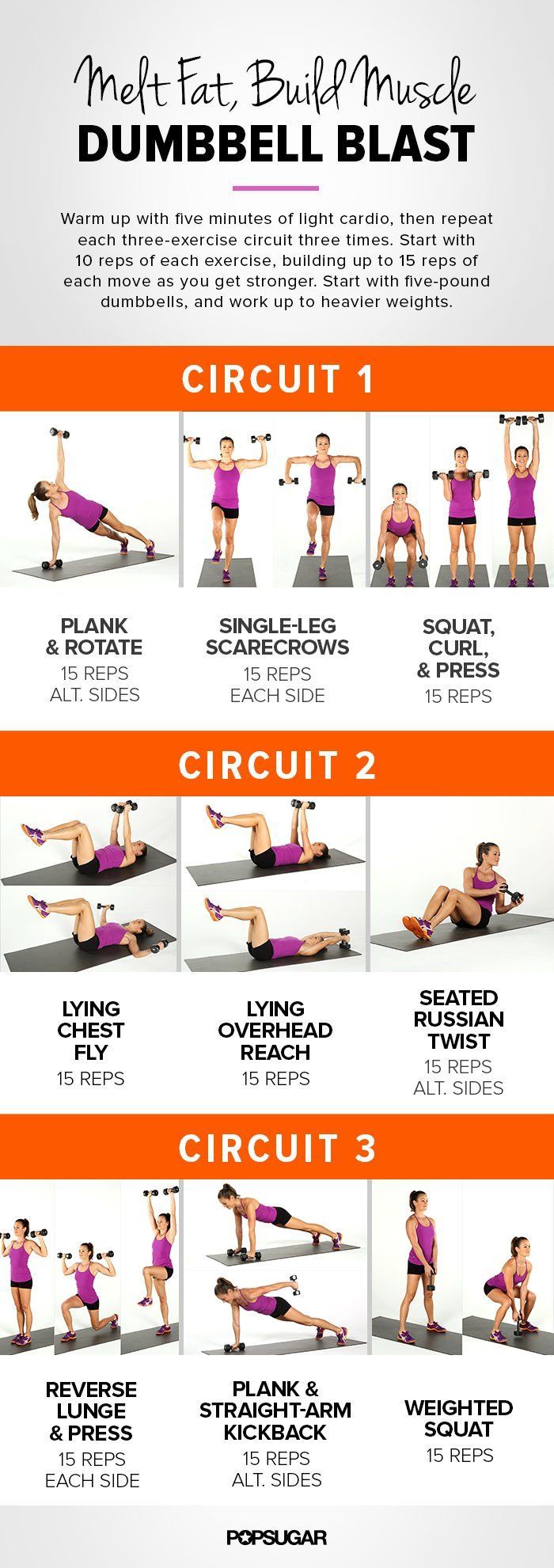 Incinerate Fat and Build Muscle With This Kickass Printable Workout -   23 fitness routine weights
 ideas