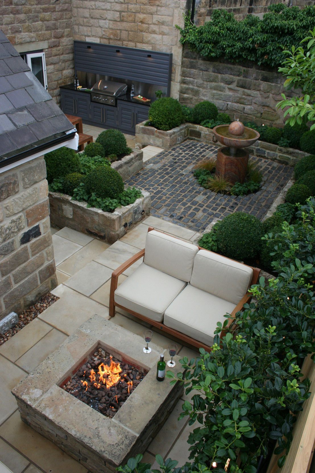 Urban Courtyard for Entertaining by Bestall & Co Landscape Design Ltd -   23 garden patio area
 ideas
