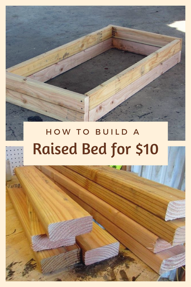 Build a Raised Bed for $10 -   23 garden patio area
 ideas