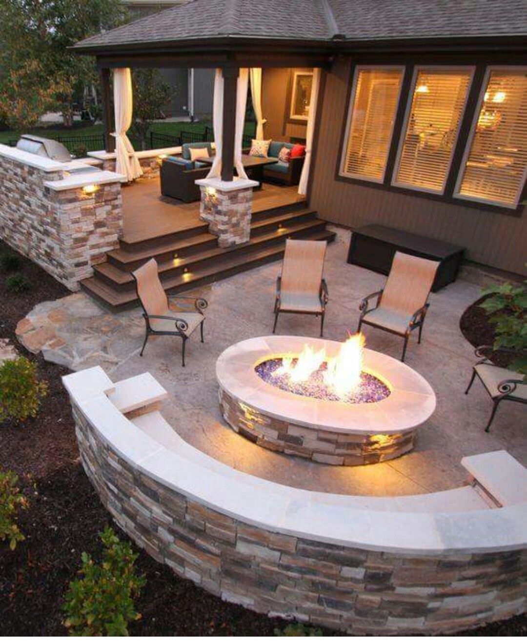 23 garden patio area
 ideas