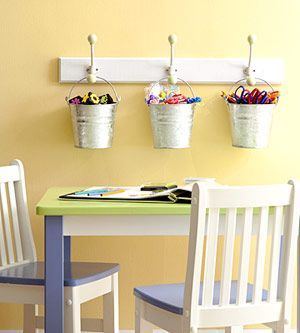 23 kids crafts storage
 ideas