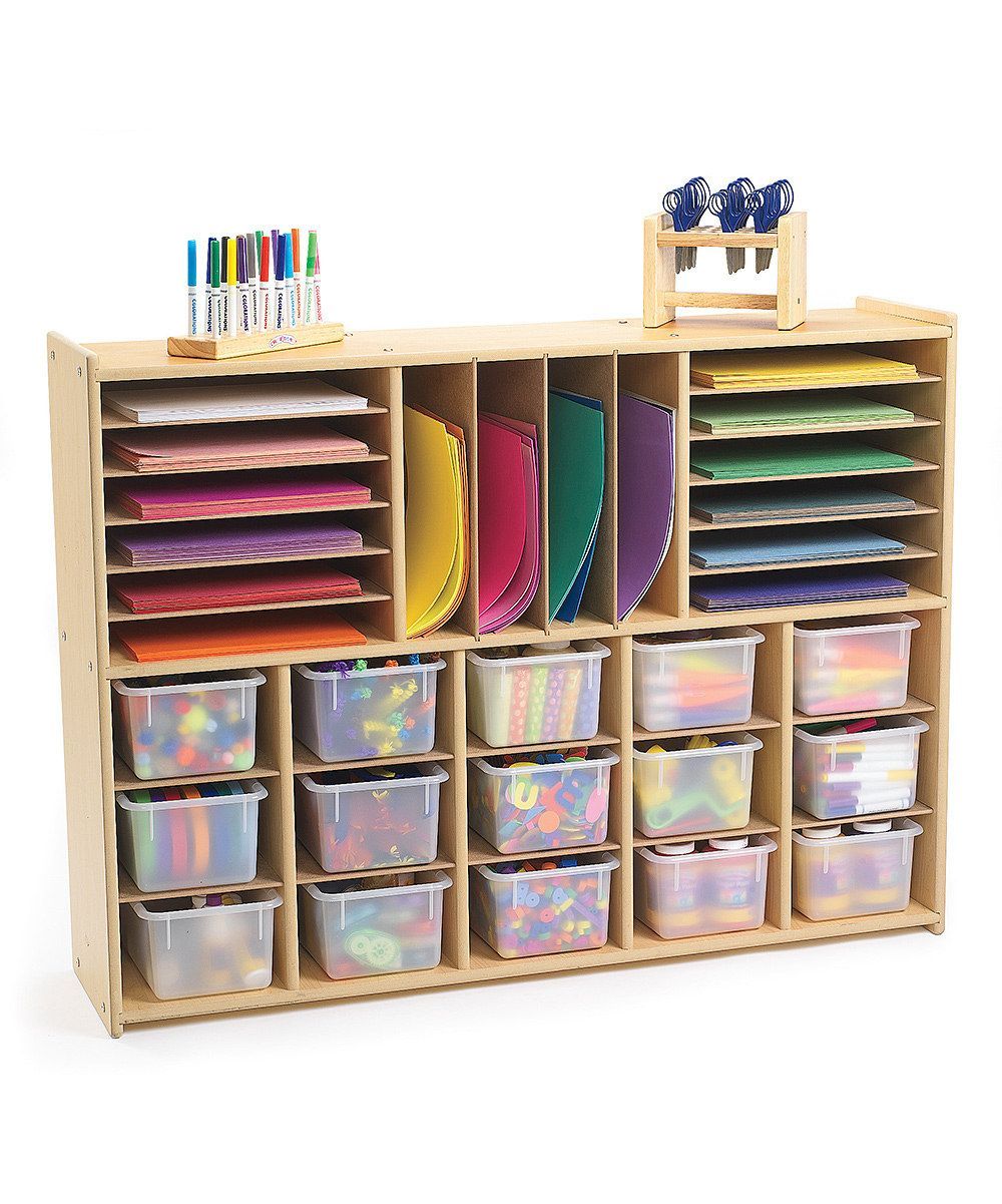 23 kids crafts storage
 ideas