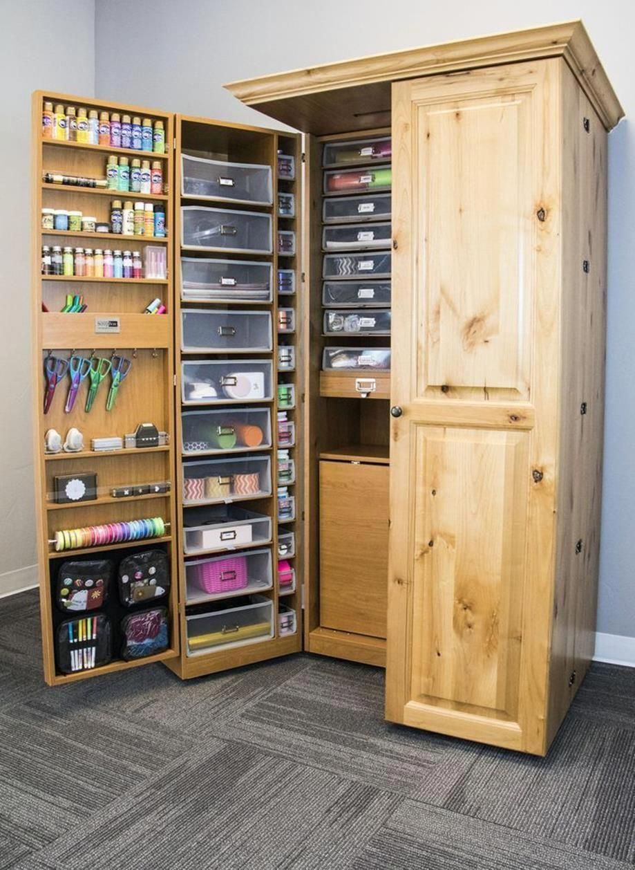 30+ Cheap Craft Room Storage and Organization Furniture Ideas -   23 kids crafts storage
 ideas