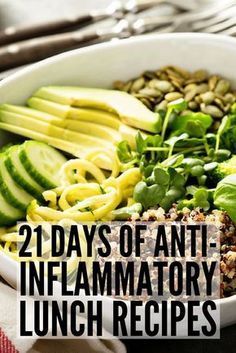 21 Day Anti Inflammatory Diet to Detox and Reduce Inflammation -   23 recetas fitness diet
 ideas