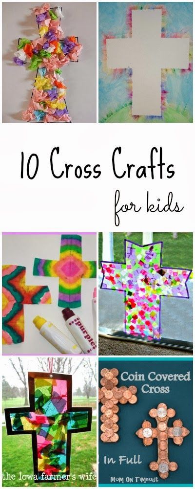 10 beautiful cross crafts for kids -   23 religious easter crafts
 ideas