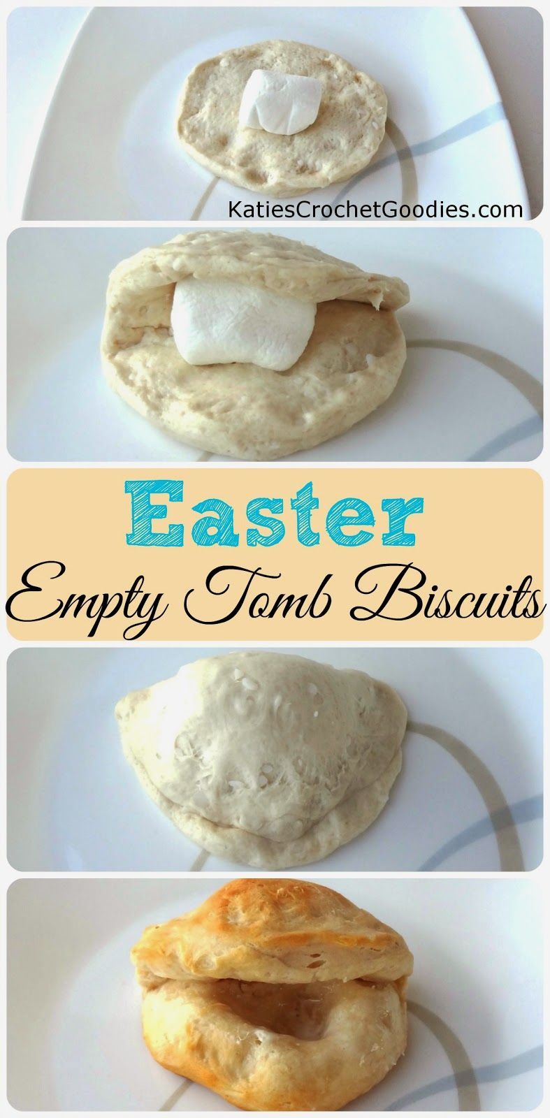 How to explain the true meaning of Easter to Young Children: Empty Easter Tomb Biscuits -   23 religious easter crafts
 ideas