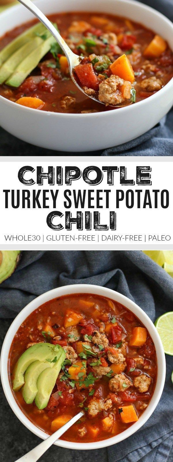Chipotle Turkey and Sweet Potato Chili -   23 sweet chili recipes
 ideas