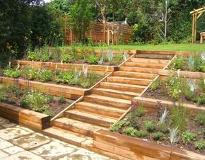 23 terrace garden steps
 ideas