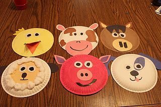 Adorable farm animal masks! (:   Cute blog ideas. -   24 barnyard animal crafts
 ideas