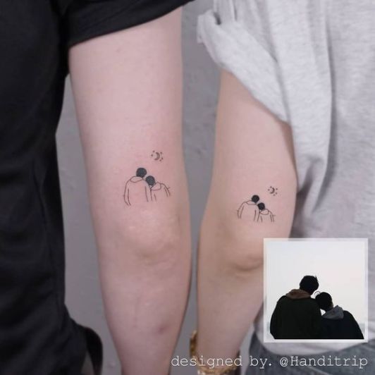 24 Couple Tattoo Ideas Proving That Love Is Here To Stay - OurMindfulLife.com tattoo love couple/couple tattoos creative /couple symbol tattoos /couple initial tattoos /couple tattoos unique /tattoo couple wedding /romantic couples tattoos /couple tattoos infinity //matching tattoos for couple/matching tattoos for couples quotes/couple finger tattoo/couple tattoos king and queen/couple crown tattoo designs/couple tattoo ideas/ couple tattoo quotes -   24 creative couple tattoo
 ideas