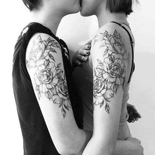 27 Couple Tattoo Ideas That Prove Love Is Here To Stay -   24 creative couple tattoo
 ideas