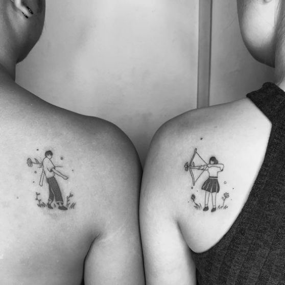 24 Couple Tattoo Ideas Proving That Love Is Here To Stay - OurMindfulLife.com tattoo love couple/couple tattoos creative /couple symbol tattoos /couple initial tattoos /couple tattoos unique /tattoo couple wedding /romantic couples tattoos /couple tattoos infinity //matching tattoos for couple/matching tattoos for couples quotes/couple finger tattoo/couple tattoos king and queen/couple crown tattoo designs/couple tattoo ideas/ couple tattoo quotes -   24 creative couple tattoo
 ideas