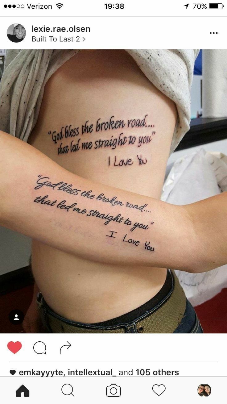 True Love . True Statement. Love will prevail. -   24 creative couple tattoo
 ideas