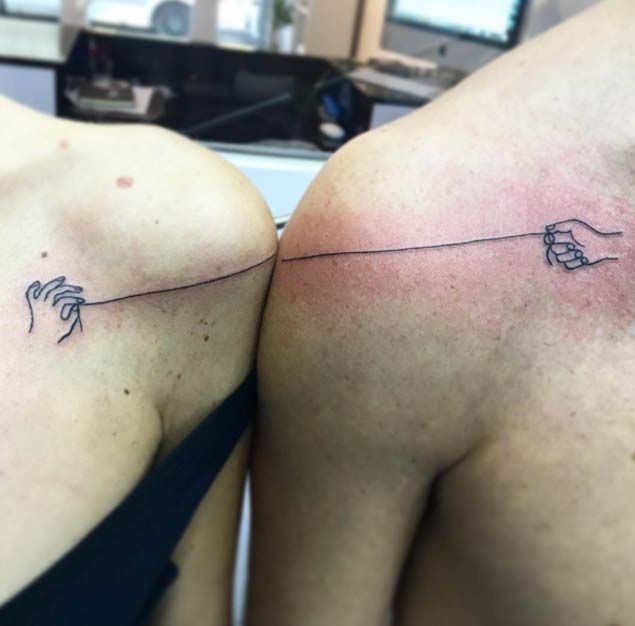 34 Matching Couple Tattoos All Lovers Will Appreciate -   24 creative couple tattoo
 ideas