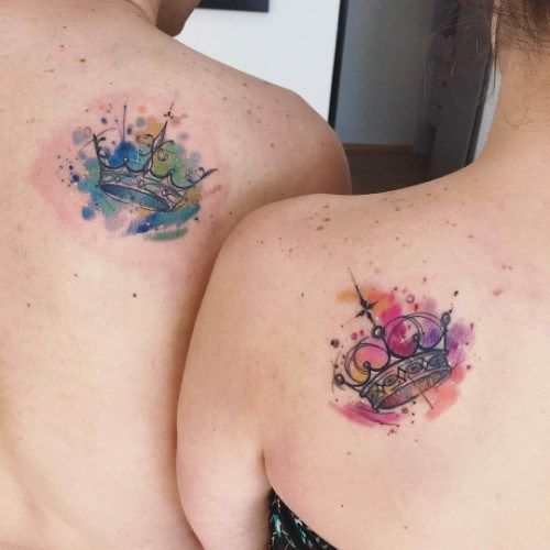 24 Couple Tattoo Ideas Proving That Love Is Here To Stay - OurMindfulLife.com  tattoo love couple/couple tattoos creative /couple symbol tattoos /couple initial tattoos /couple tattoos unique /tattoo couple wedding /romantic couples tattoos /couple tattoos infinity //matching tattoos for couple/matching tattoos for couples quotes/couple finger tattoo/couple tattoos king and queen/couple crown tattoo designs/couple tattoo ideas/ couple tattoo quotes -   24 creative couple tattoo
 ideas
