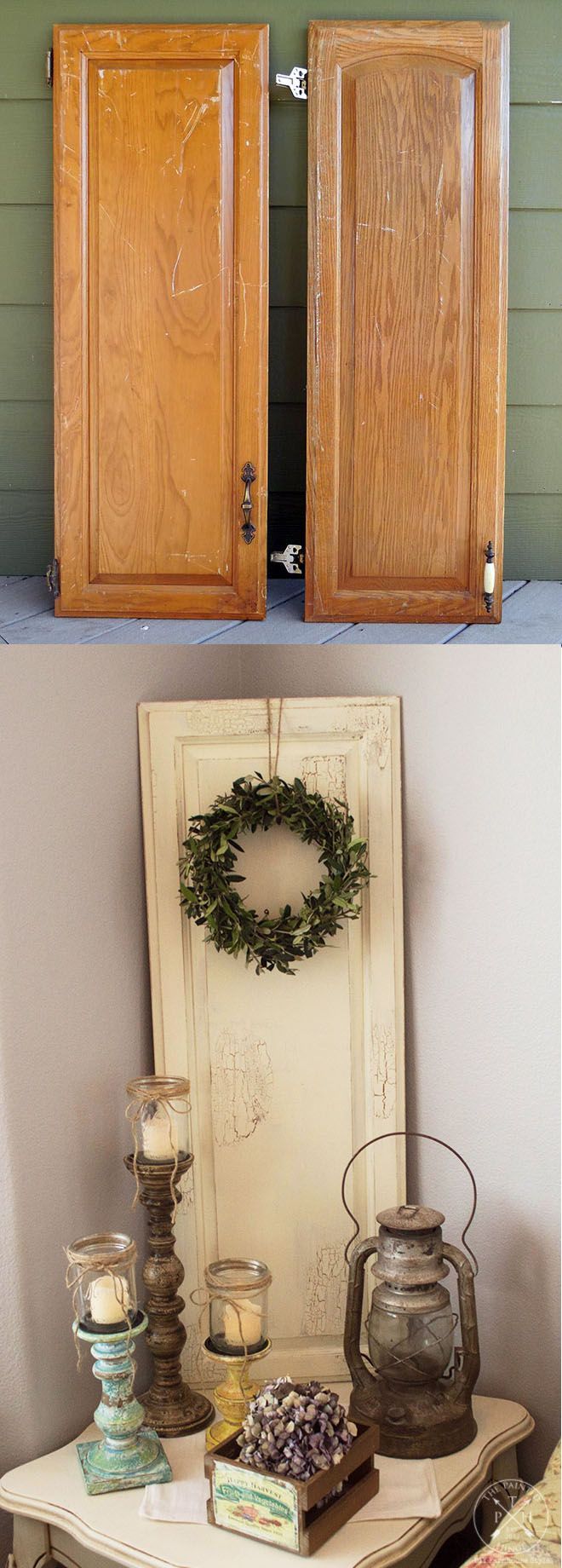 DIY Repurposed Cabinet Doors -   24 decor on door
 ideas