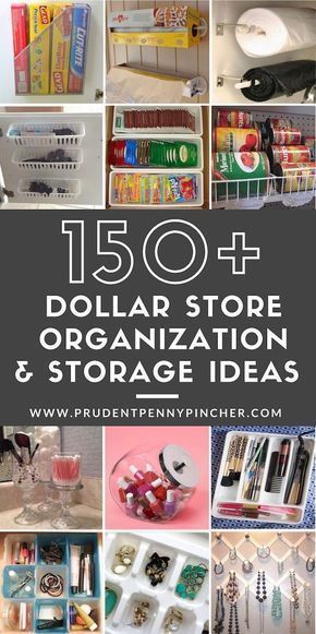 150 DIY Dollar Store Organization and Storage Ideas -   24 diy home dollar store ideas