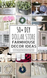 50 Dollar Store DIY Farmhouse Decor Ideas -   24 diy home dollar store ideas