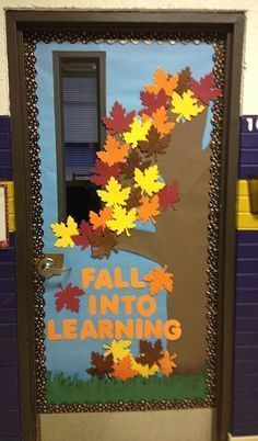 Fall Door Decoration Ideas for the Classroom - Crafty Morning -   24 fall decor classroom
 ideas