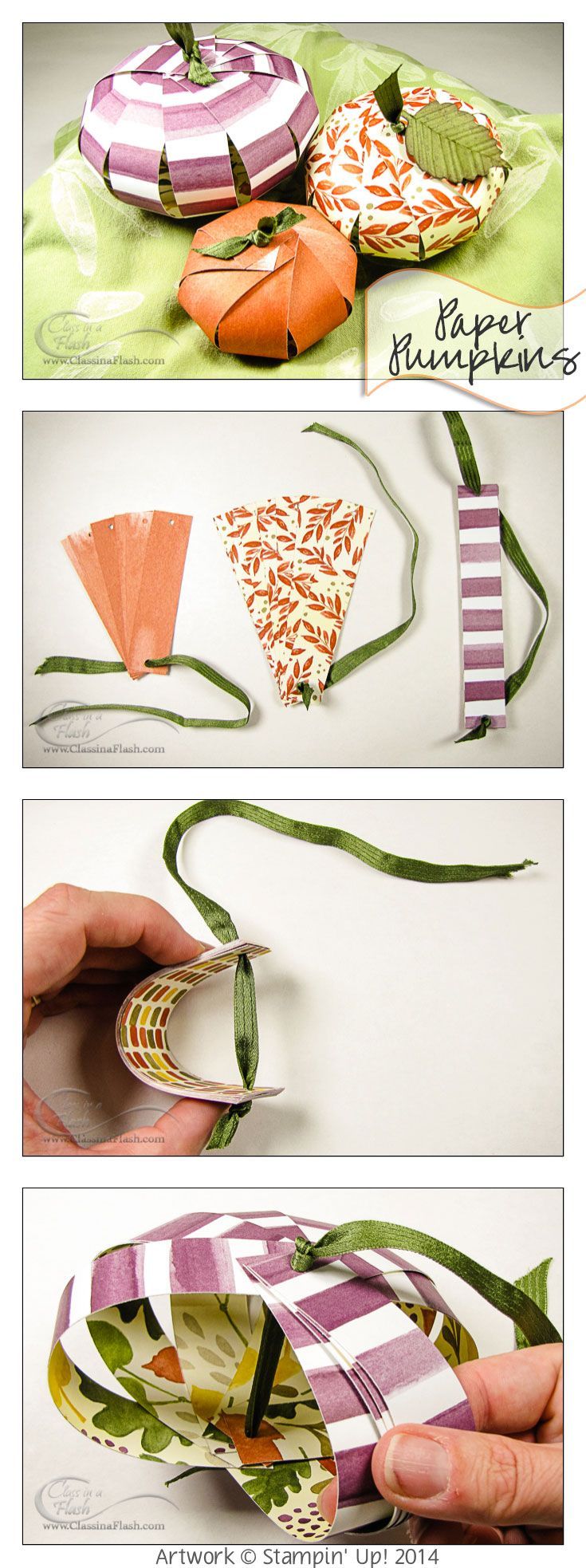 Fall Decor – Pumpkins -   24 fall paper crafts
 ideas