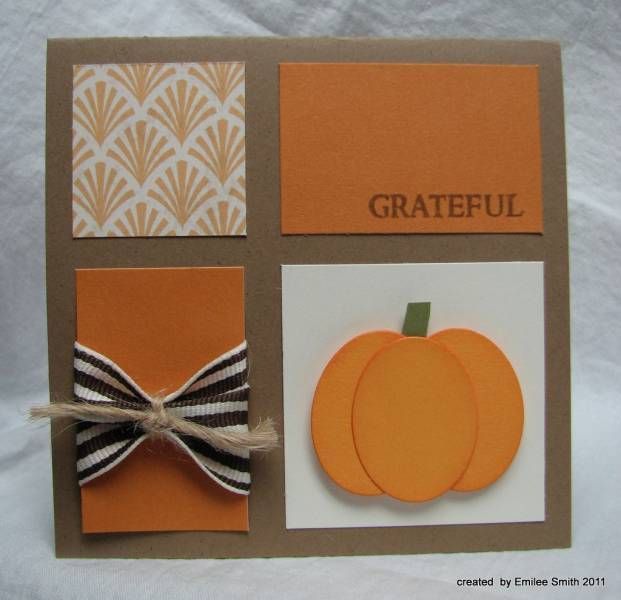 fall pumpkin card -   24 fall paper crafts
 ideas