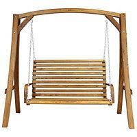 Bentley Garden Wooden Swing Seat -   24 garden seating swing
 ideas