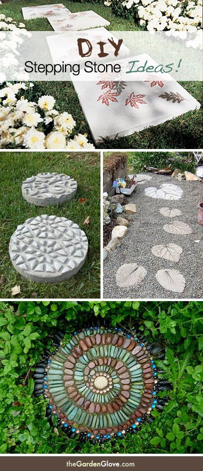 DIY Garden Stepping Stones -   24 garden steps fun
 ideas