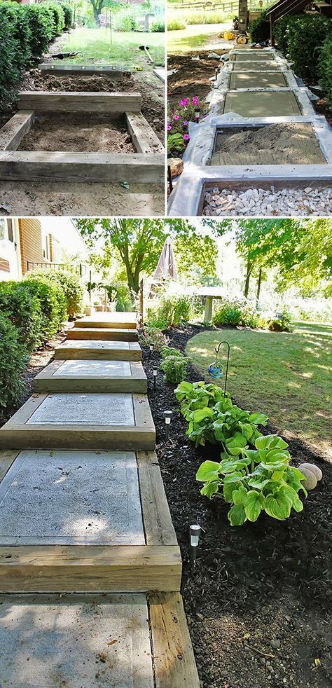 Step by Step! : DIY Garden Steps and Outdoor Stairs -   24 garden steps long
 ideas