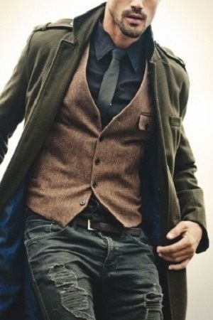 Rugged but elegant, masculine and edgy yet stylish - now that's style. THAT GREEN IS MY FAVORITE :) -   24 mens style elegant ideas