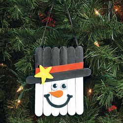How To Make Cheap & Easy Christmas Decorations With Popsicle Sticks -   24 popsicle stick snowman
 ideas