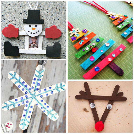24 popsicle stick snowman
 ideas