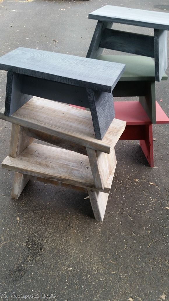 more easy one board stools and benches -   24 small decor wood
 ideas