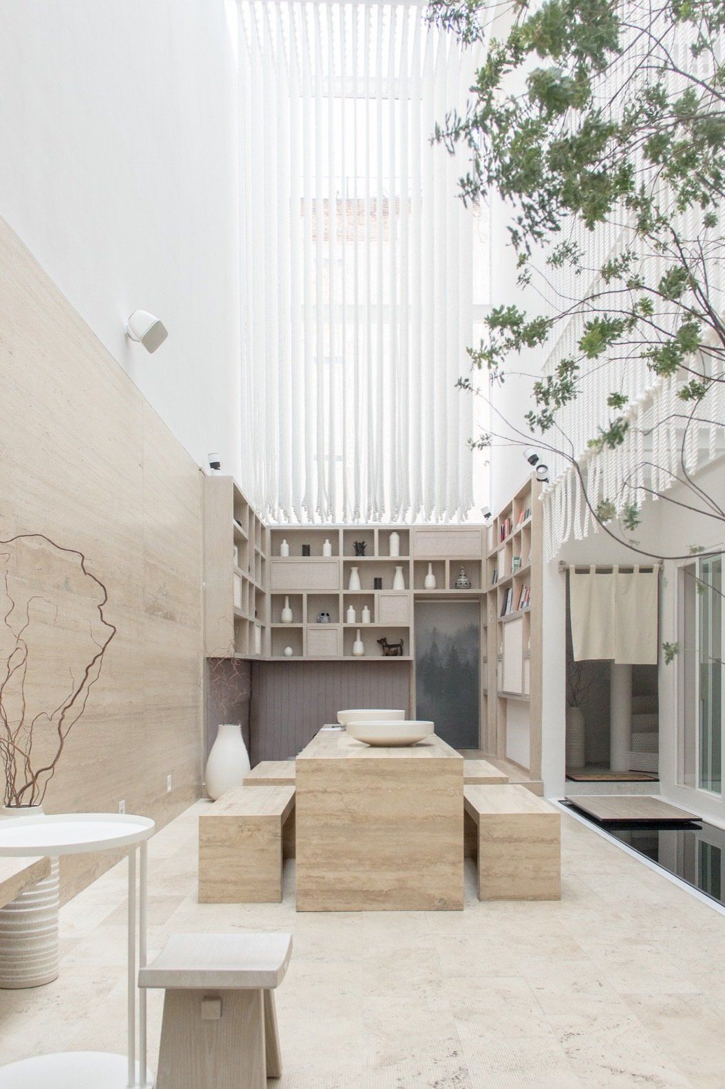 Photo 1 of 10 in This Japanese-Inspired Inn Is One of Mexico City's… -   24 zen garden bench
 ideas