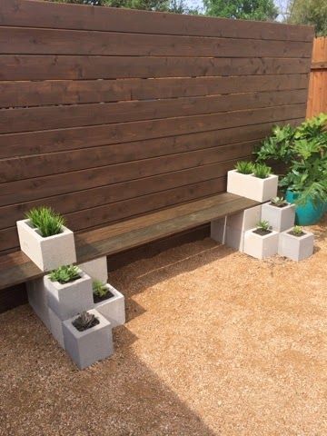 DIY It - Outdoor Succulent Bench -   24 zen garden bench
 ideas