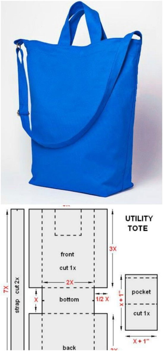 60 Gorgeous DIY Tote Bags With Free Patterns For Every Occasion -   25 diy bag design
 ideas