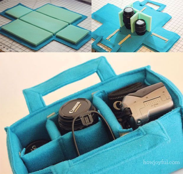 Make a DIY Camera Insert to Safely Carry Your Gear Inside Any Bag -   25 diy bag design
 ideas