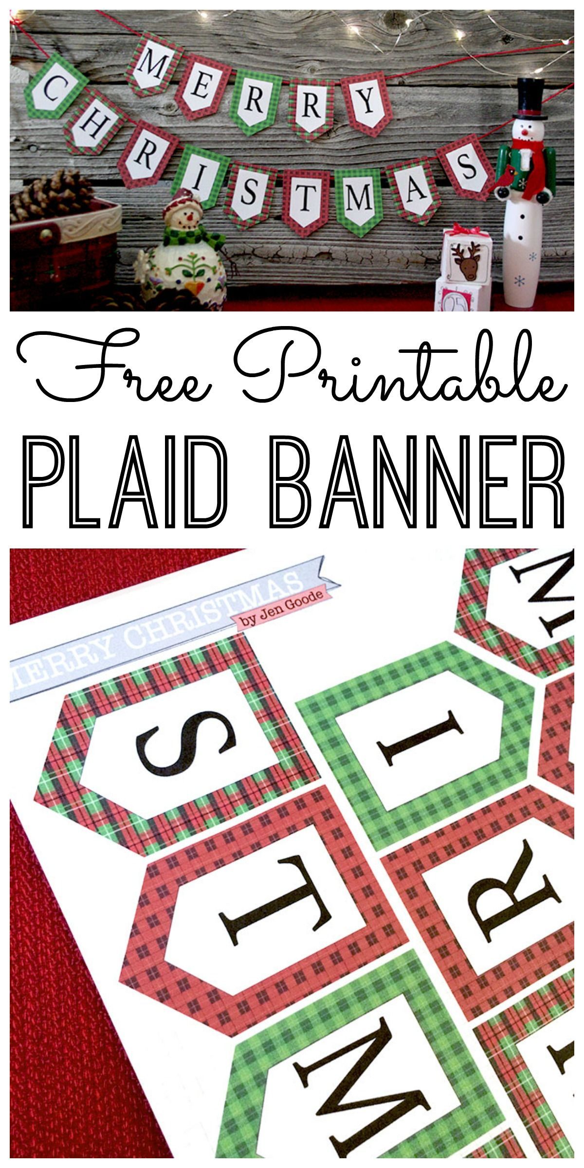 25 diy christmas banner
 ideas