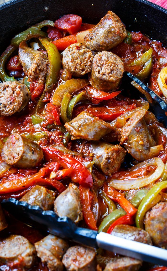 Italian Sausage and Peppers -   25 hot sausage recipes
 ideas