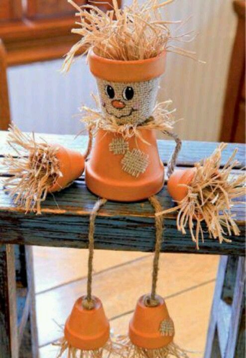 Fall fun im so goina make one of these dollar store here i come lol -   25 ribbon crafts thanksgiving
 ideas