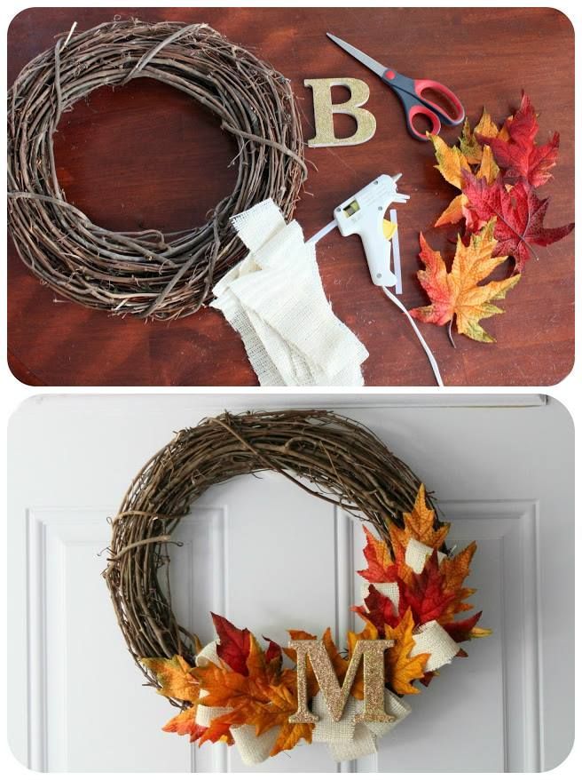 How to give your front door that festive Thanksgiving look -   25 ribbon crafts thanksgiving
 ideas