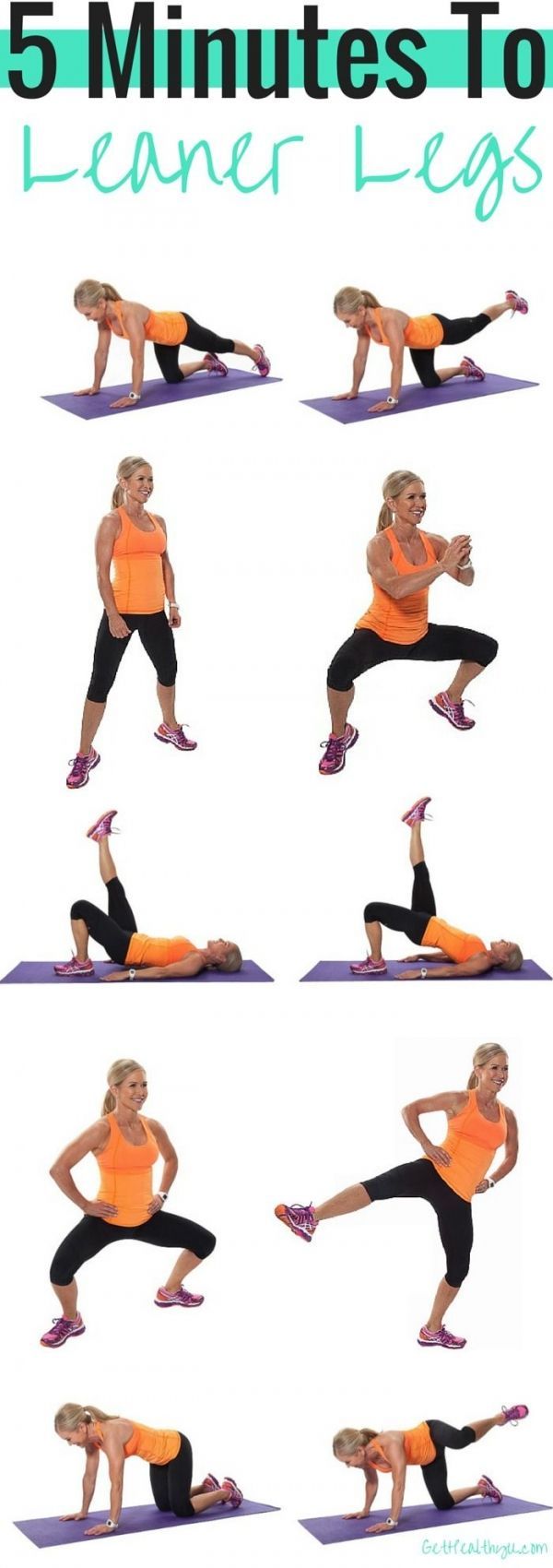 Flabby to Fit in 5, with These Magical 5-minute Workouts ... -   15 fitness legs girls
 ideas