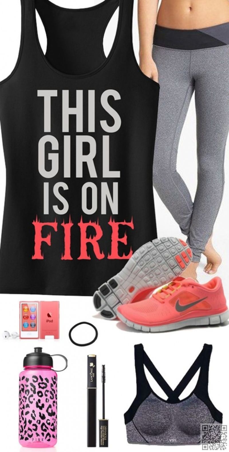 6. THIS GIRL is on FIRE - Don't Know What to Wear for Your #Workout? 25 Amazing… -   16 fitness fashion workout
 ideas