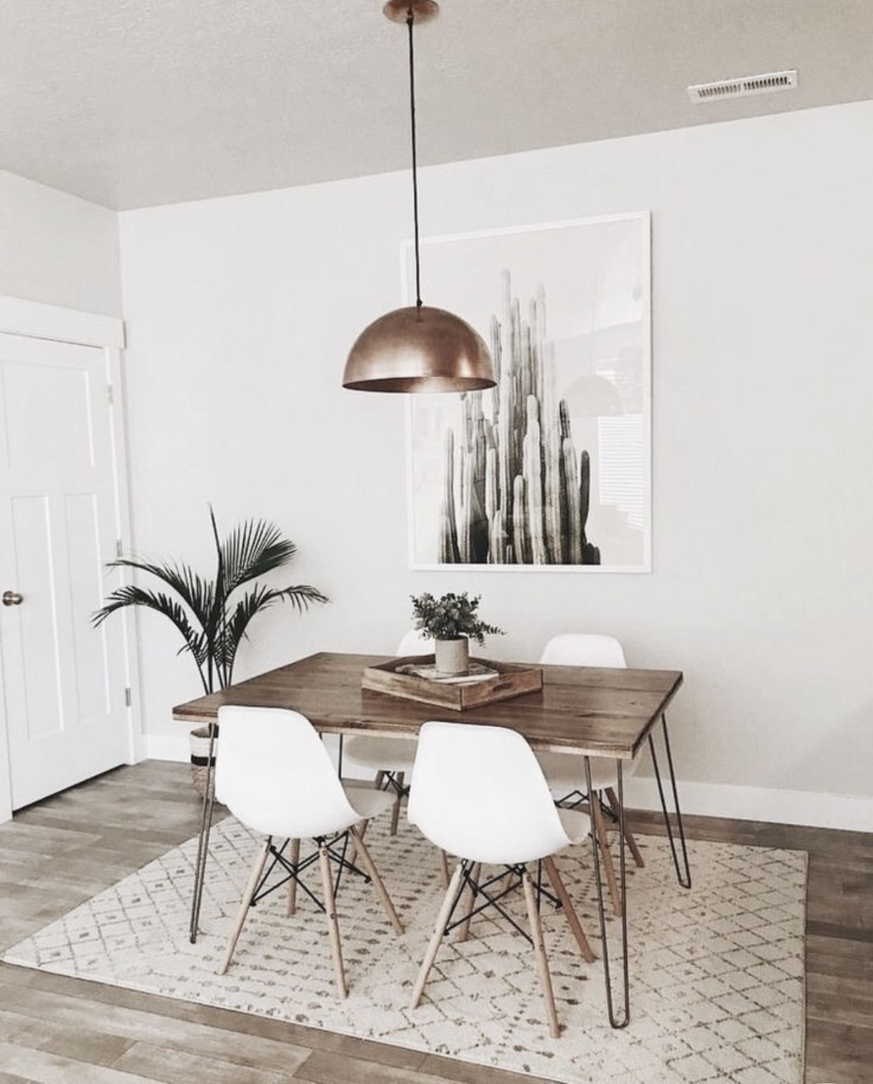 Modern/ Bohemian Inspired Dining Room   *credit : unknown* -   18 apartment decor industrial
 ideas