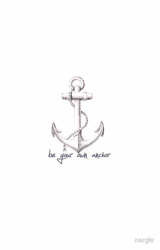 ‘Teen Wolf Quote- Be Your Own Anchor’ iPhone Case by nargle -   18 tatuajes wolf tattoo
 ideas