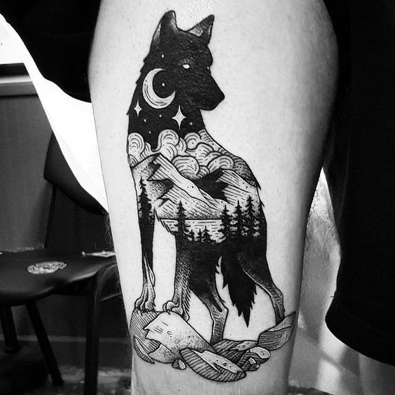 33 Animal Tattoos That Will Make You Want to Get Inked ASAP -   18 tatuajes wolf tattoo
 ideas