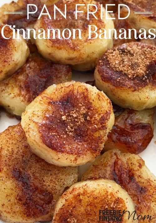 Healthy Fun Snacks For Kids: Pan Fried Cinnamon Bananas -   19 healthy recipes for picky eaters
 ideas