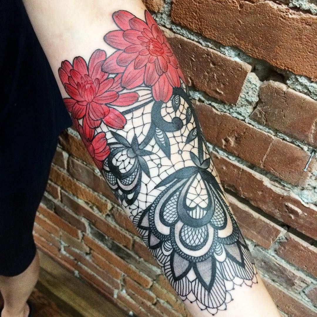 Instagram -   19 lace tattoo design
 ideas