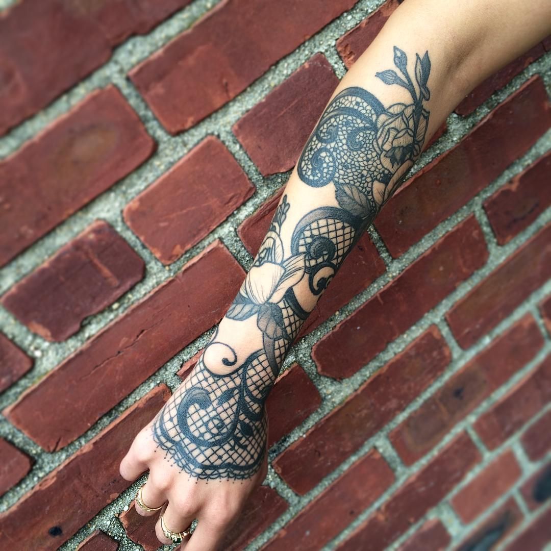 19 lace tattoo design
 ideas