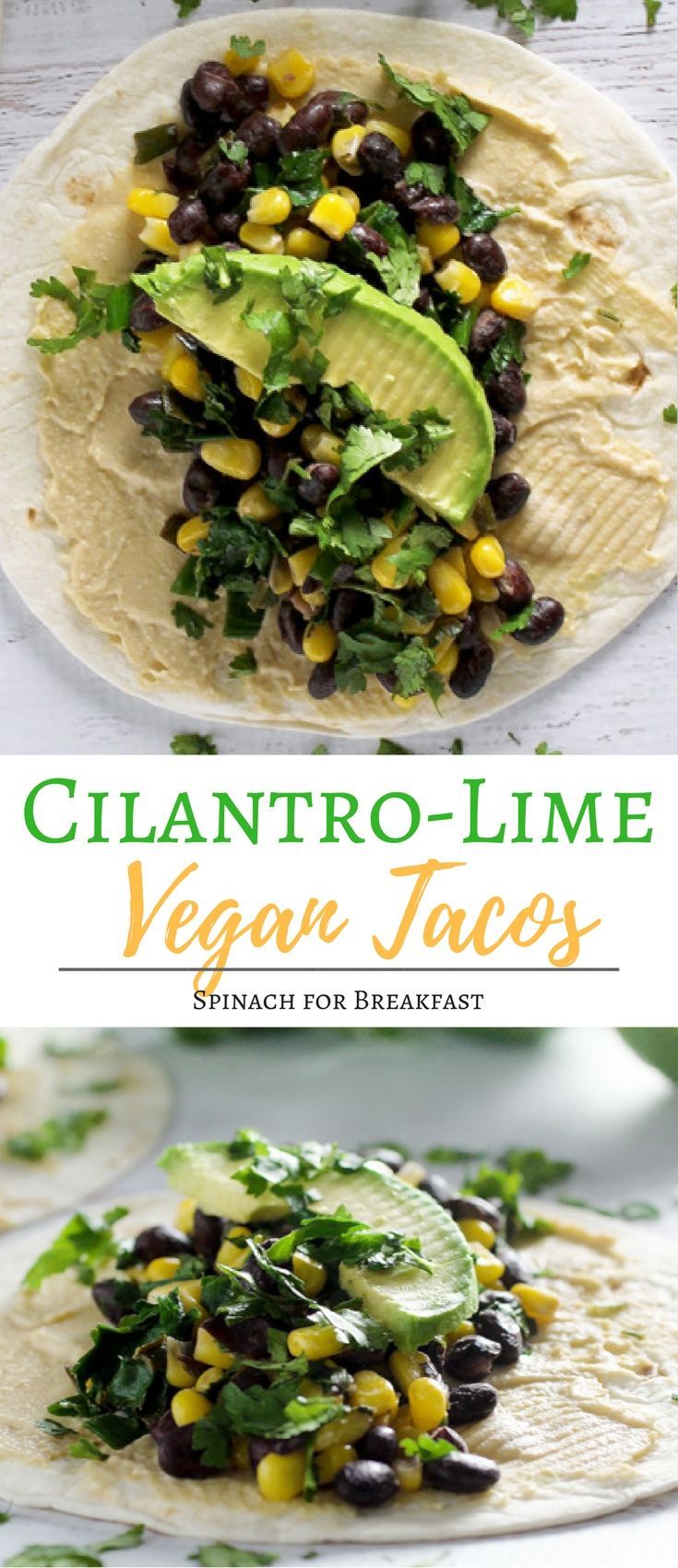 Cilantro-Lime Vegan Tacos -   19 vegetarian recipes vegan
 ideas