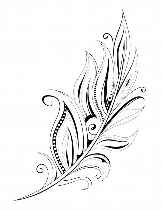 20 feather music tattoo
 ideas